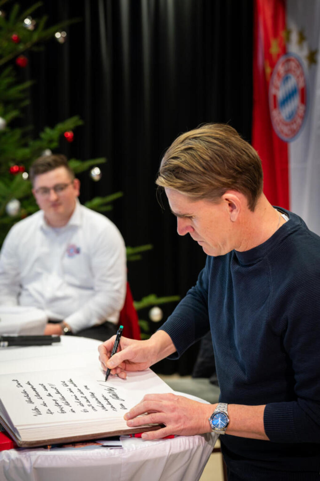 Weihnachtsfeier mit Christoph Freund