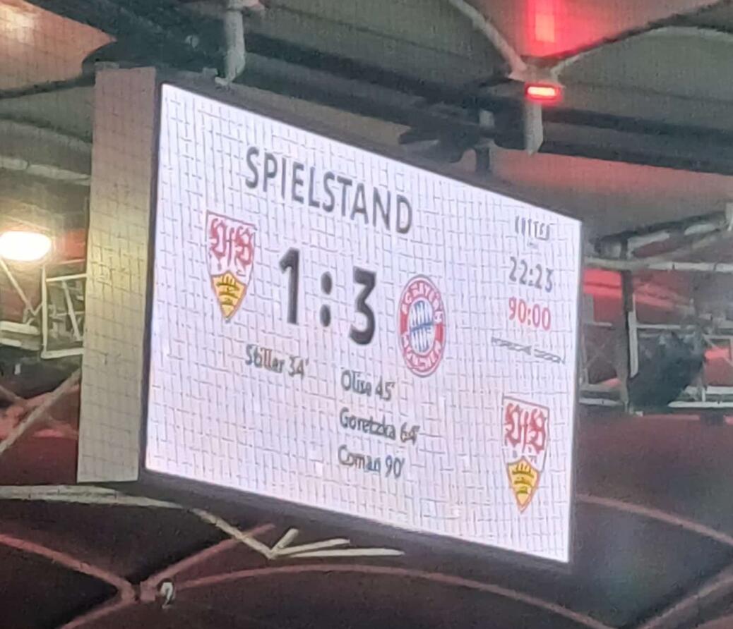 VfB Stuttgart  vs  FC BAYERN