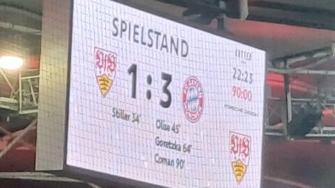 VfB Stuttgart  vs  FC BAYERN
